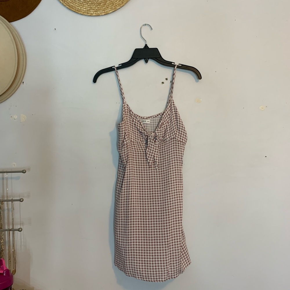 Pretty gingham print dress